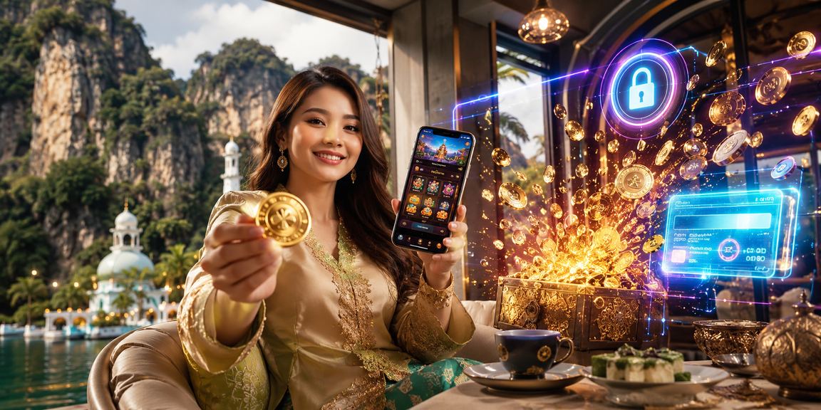Pengguna Ipoh membuat deposit sempena promosi slot Hari Raya di platform base44